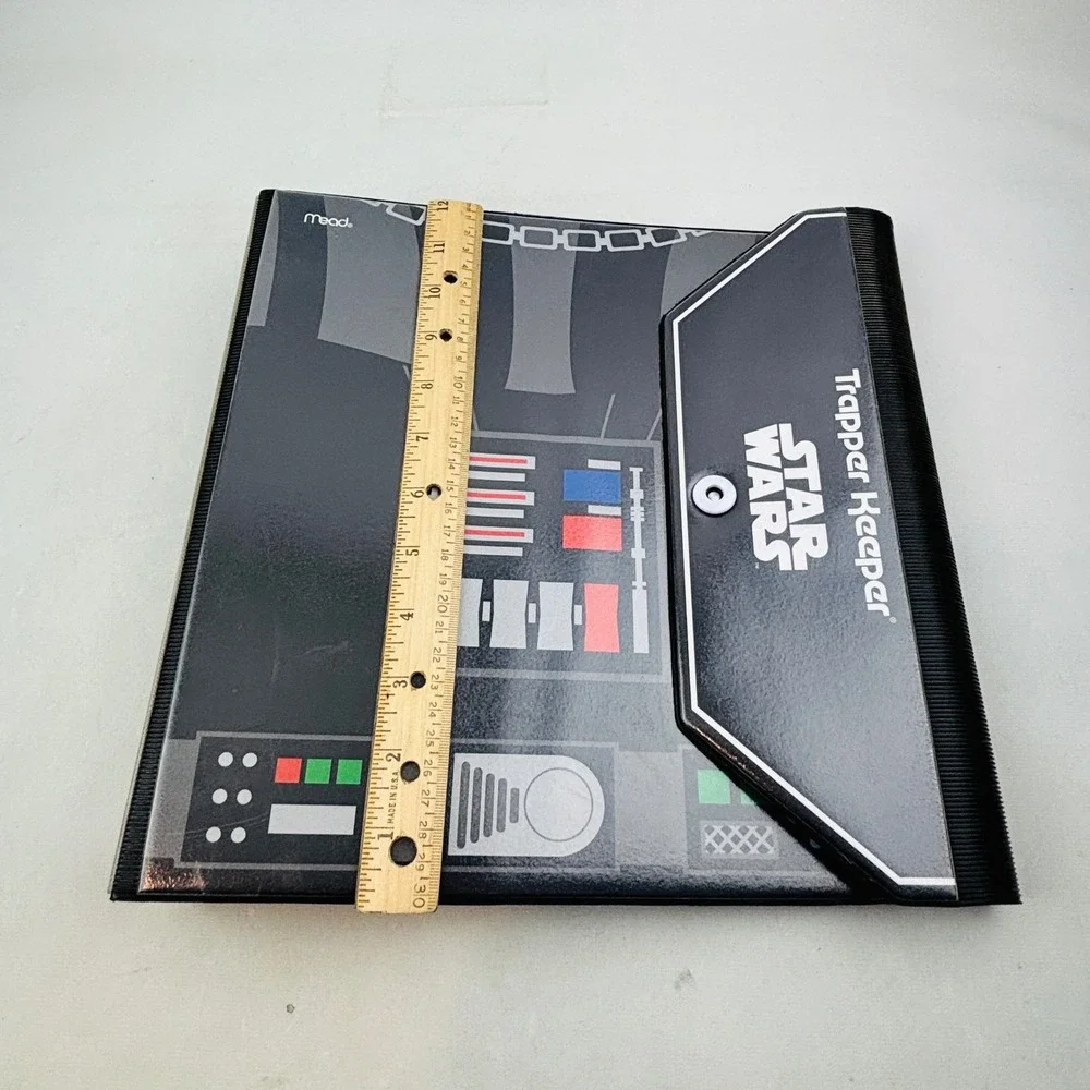 Mead Star Wars Darth Vader Trapper Keeper Black 3 Ring Binder 2014 X-603